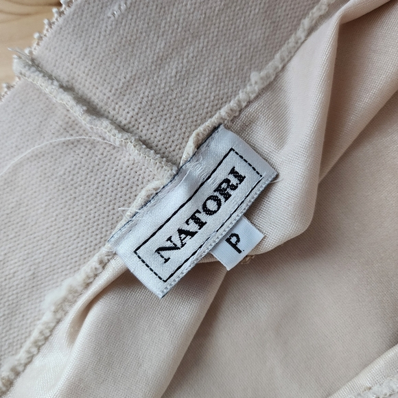 NATORI Cream Satin Lace Trim Half Slip‎ Skirt Lingerie Minimalist Size P - Picture 7 of 10